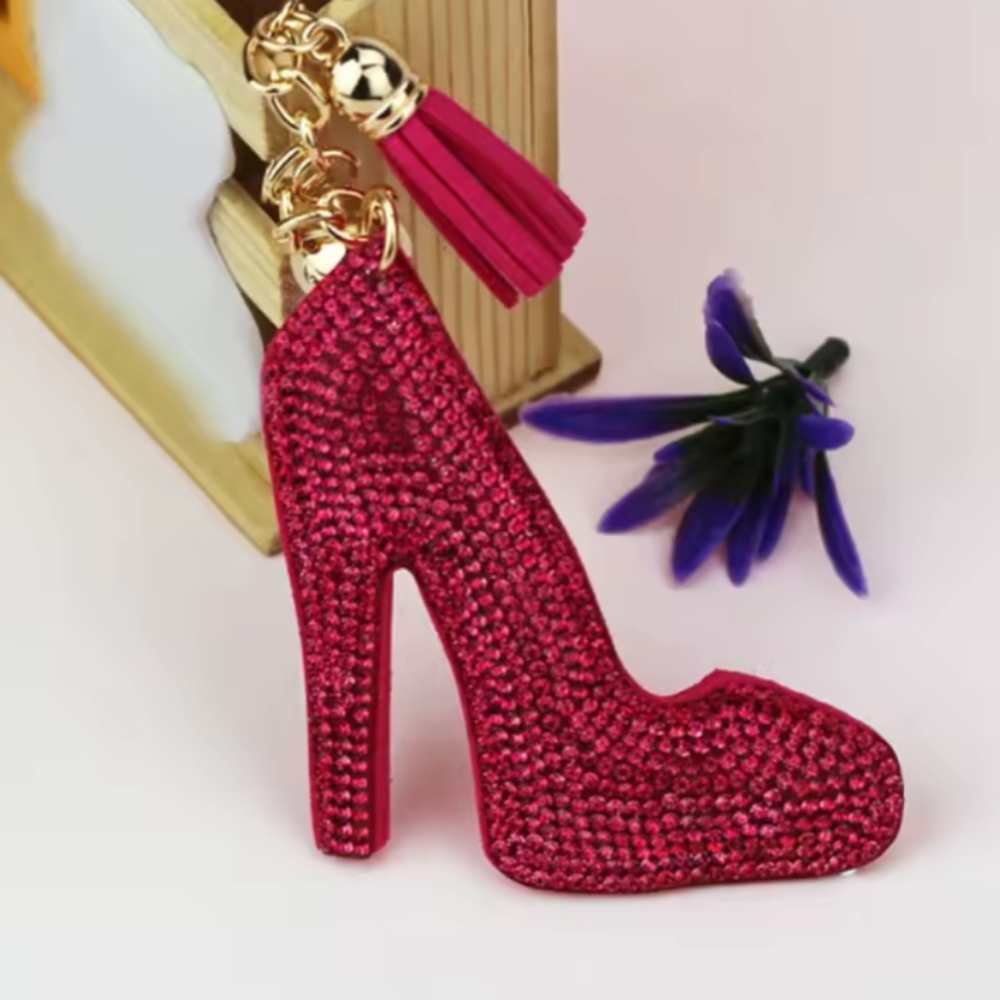 Rhinestones High Heel Keychain/Charm👠👠